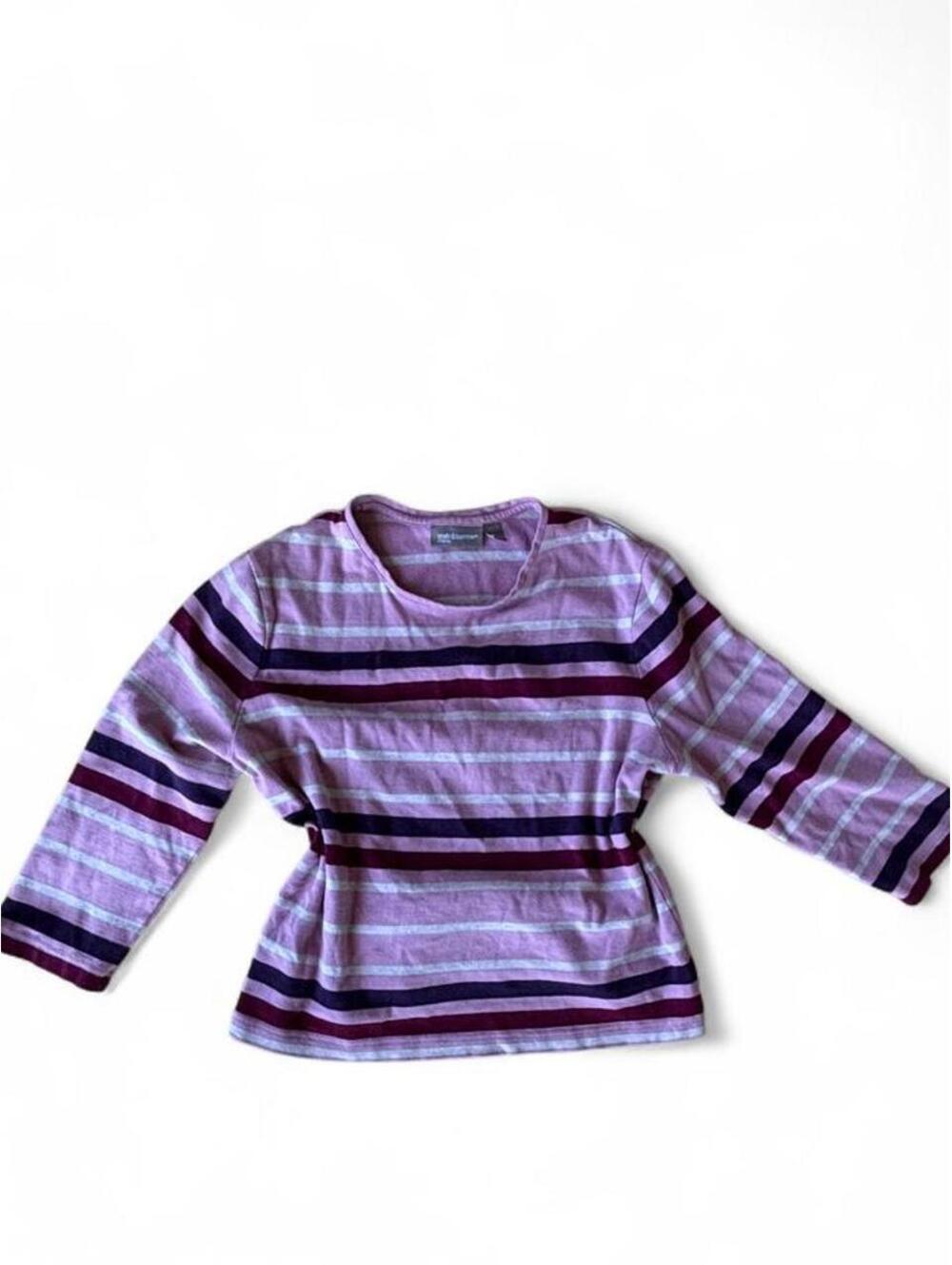 Croft & Barrow pink striped top